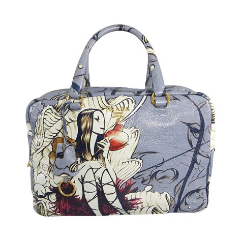 Prada x James Jean collaboration fairy bag ﻿ leather 